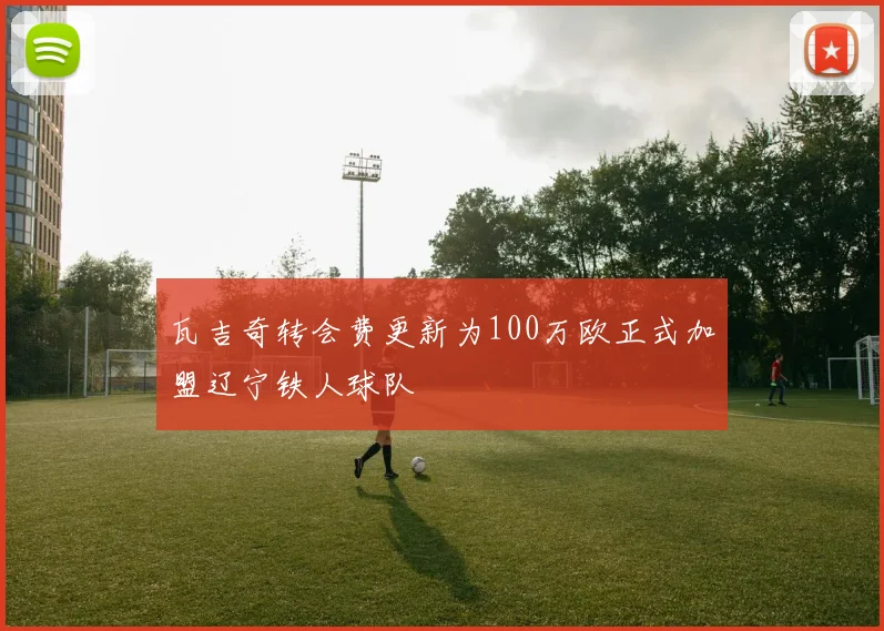 瓦吉奇转会费更新为100万欧正式加盟辽宁铁人球队